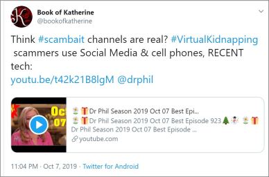 dr phil thread scammers